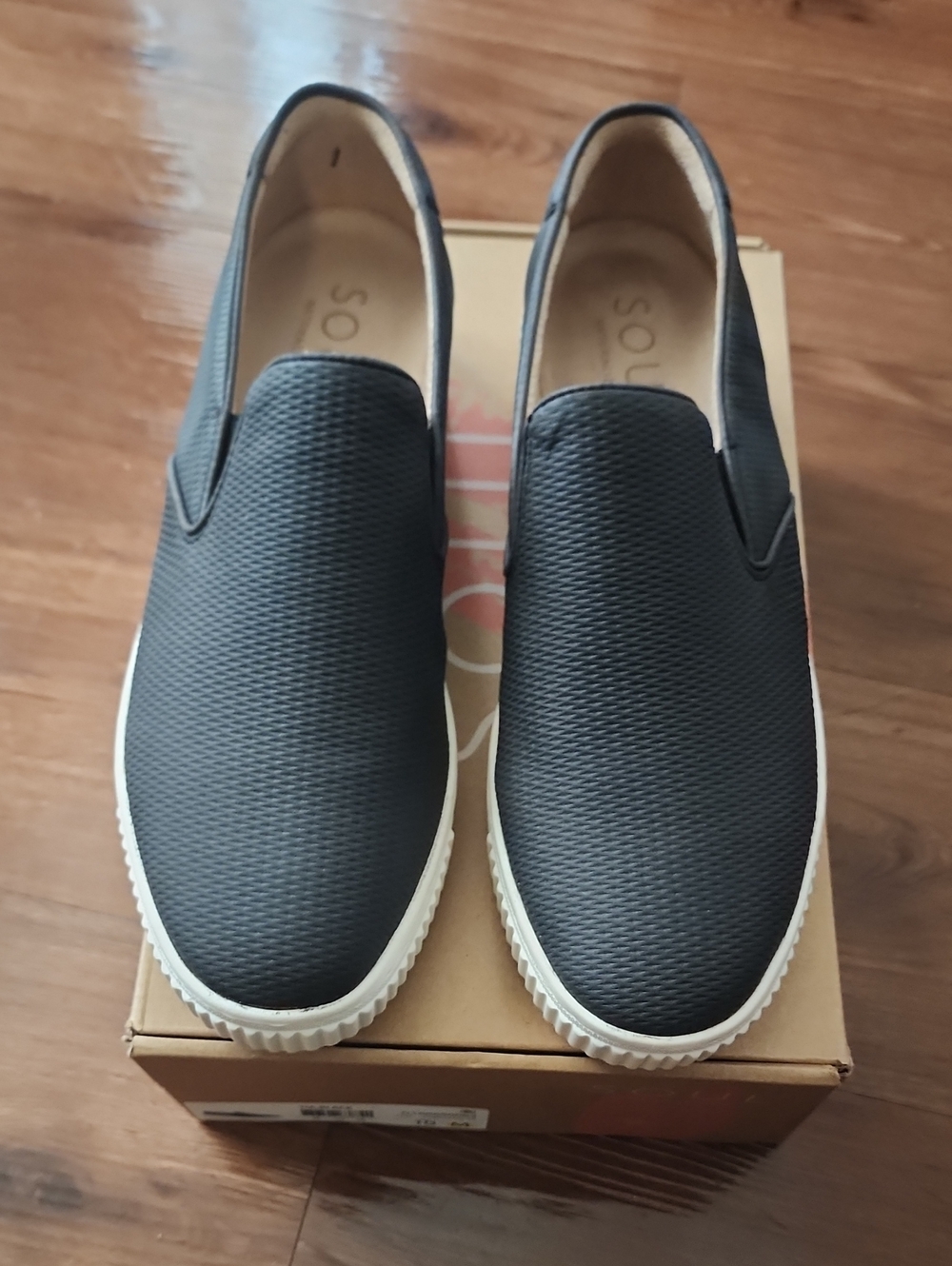 Slip-On Women's Casual Slip On Black Shoe